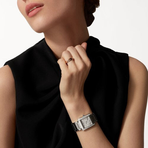 Cartier tank francaise ladies deals